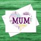 Heart Shaped Card For Mum