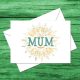 Gerbera Shaped Card For Mum